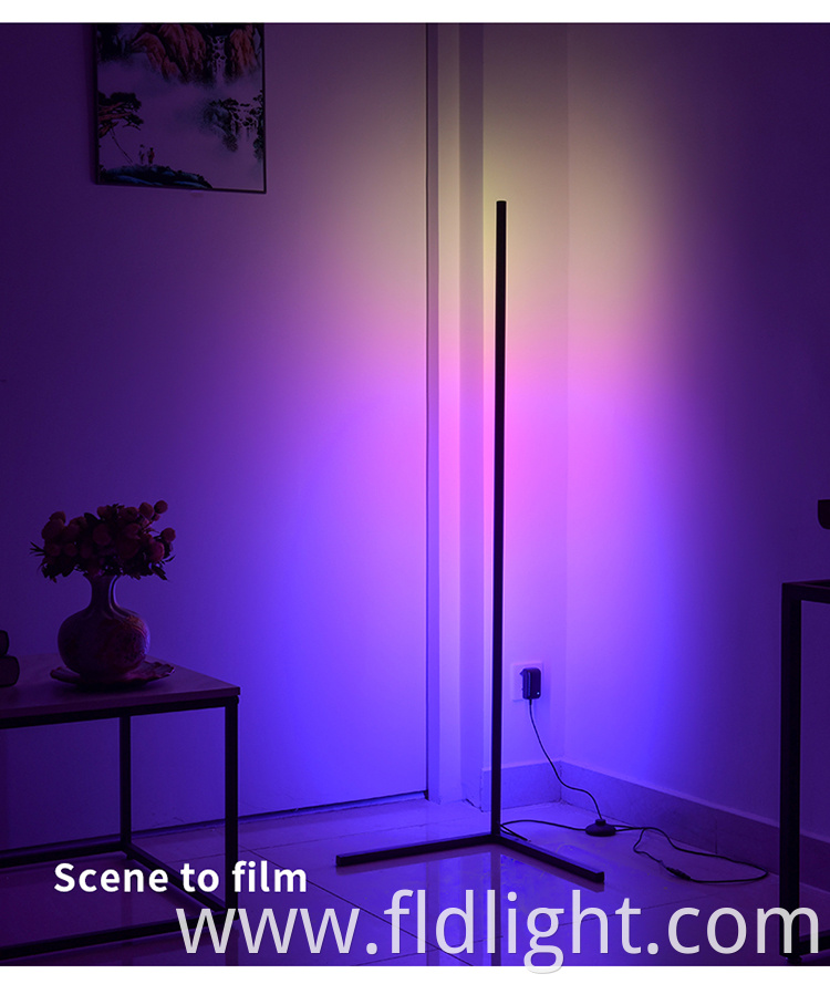 Modern Corner Lamp rgb Floor Lamp